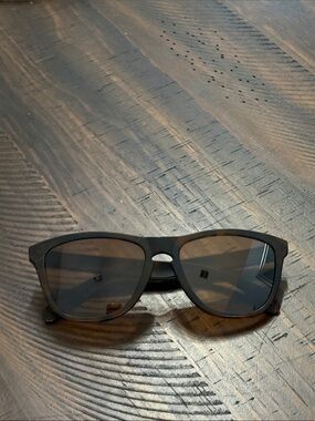 Oakley frogskin matte brown sunglasses